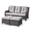 Canapé modulaire d'extérieur de 75 po avec coussins Bonia-1227418153