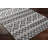Bhrianne Geometric Handmade Flatweave Recycled P.E.T. Area Rug in Gray/White-1991465970