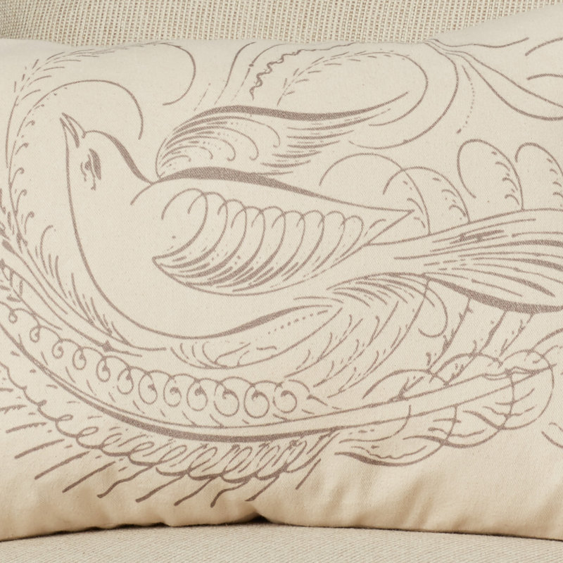 Cotton Reversible Throw Pillow