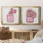 Golden Perfume I - ensemble de 2 reproductions d'art sur toile-1399994893-1399994895