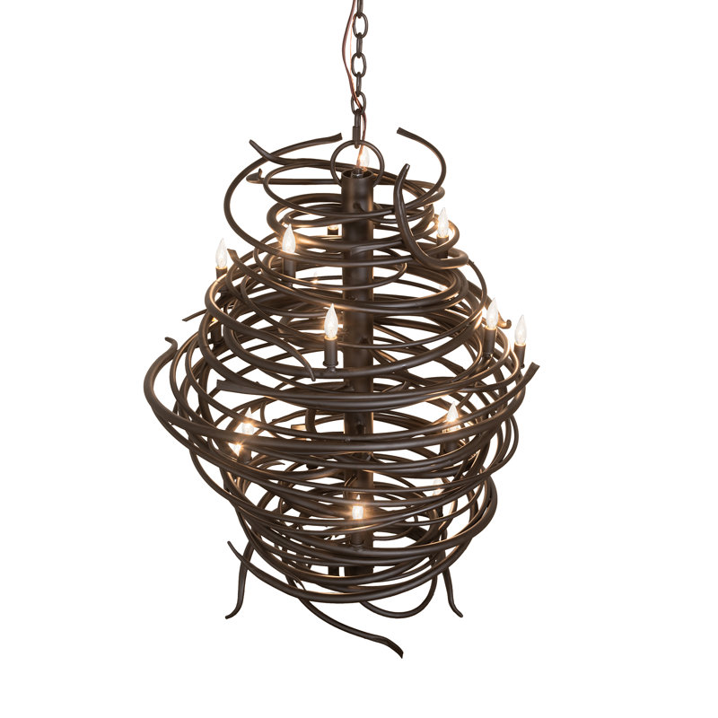 20 - Light Chandelier, Oil Rubbed Bronze