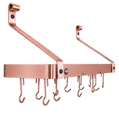 Handcrafted Gourmet Wall Mounted Pot Rack