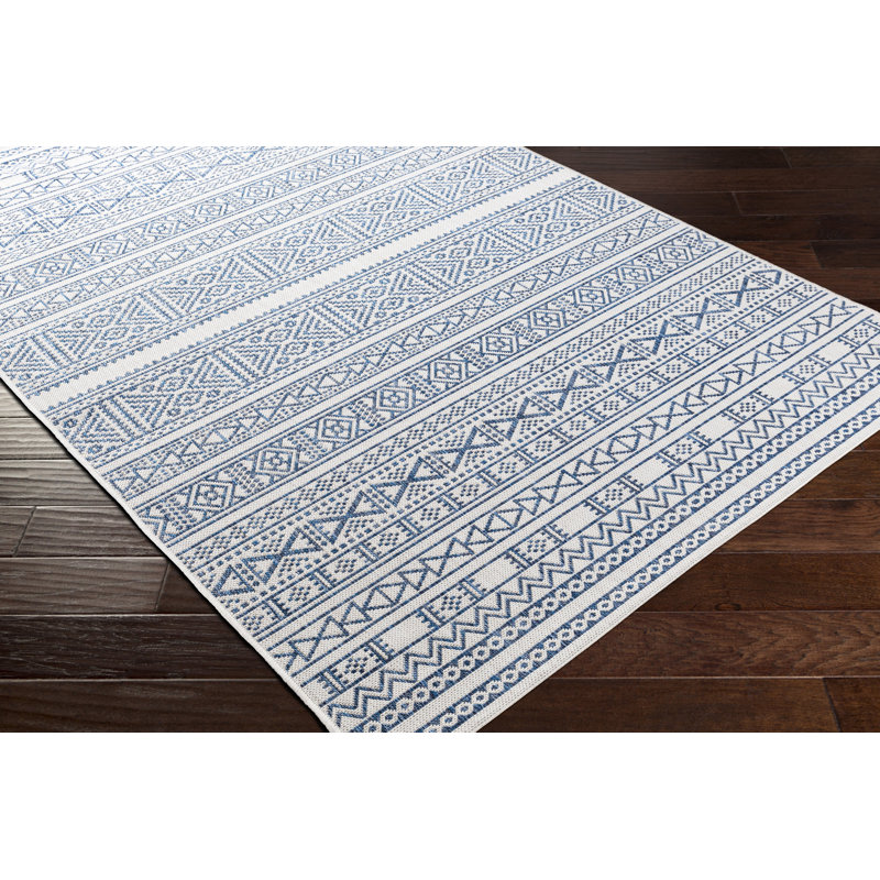 Hadji Southwestern Indoor / Outdoor Rug, 8'10" x 12'