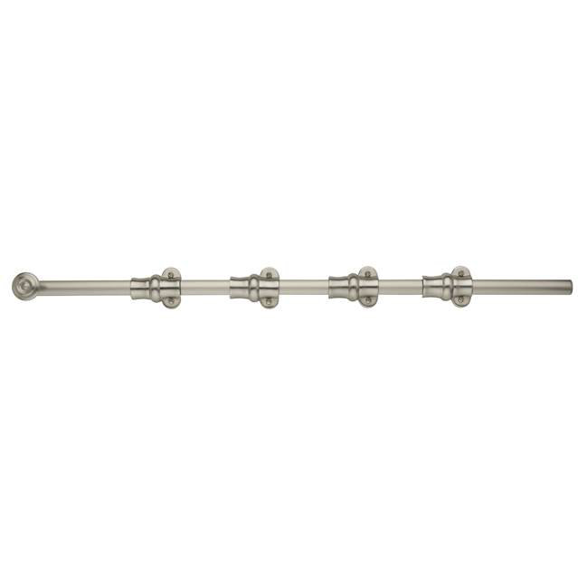 Ornamental Surface Bolt, 24.3" H x 2.9" W x 1.9" D, Antique Brass
