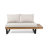 Abhipsa 4 Piece Teak Sectional Seating Group with Cushions
