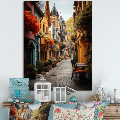 Allemagne Allemagne, vieille ville II, reproduction sur toile