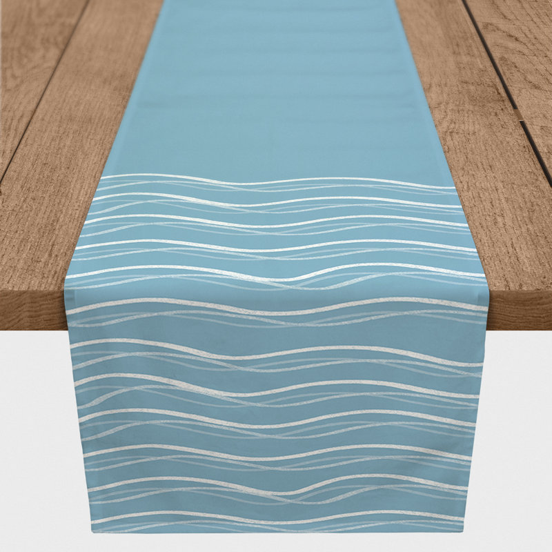 Rectangular Table Runner, 72" x 16", Blue
