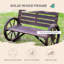 Banc à roulettes en bois 41 po-992667815