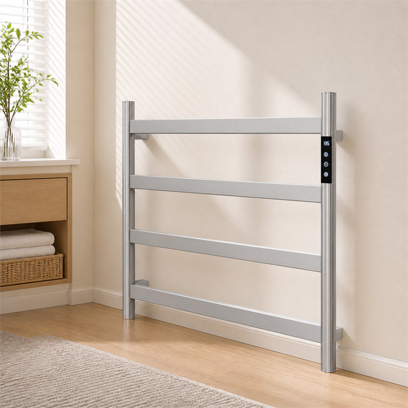 Porte-serviettes à barre plate en nickel