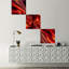 « red infinity », impression à multiples images sur toile