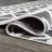 Michela High-Low Pile Knotted Trellis Geometric Black/Ivory Indoor/Outdoor Rug-607497378
