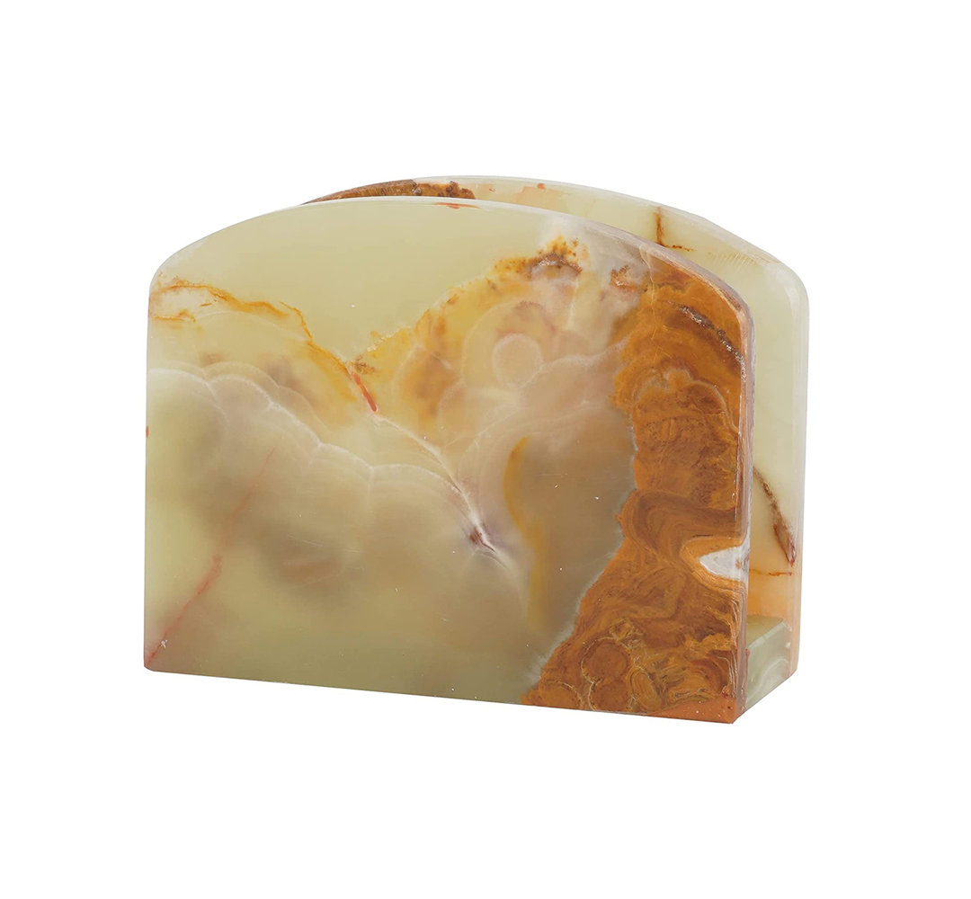 Marble Napkin Holder Ivy Bronx