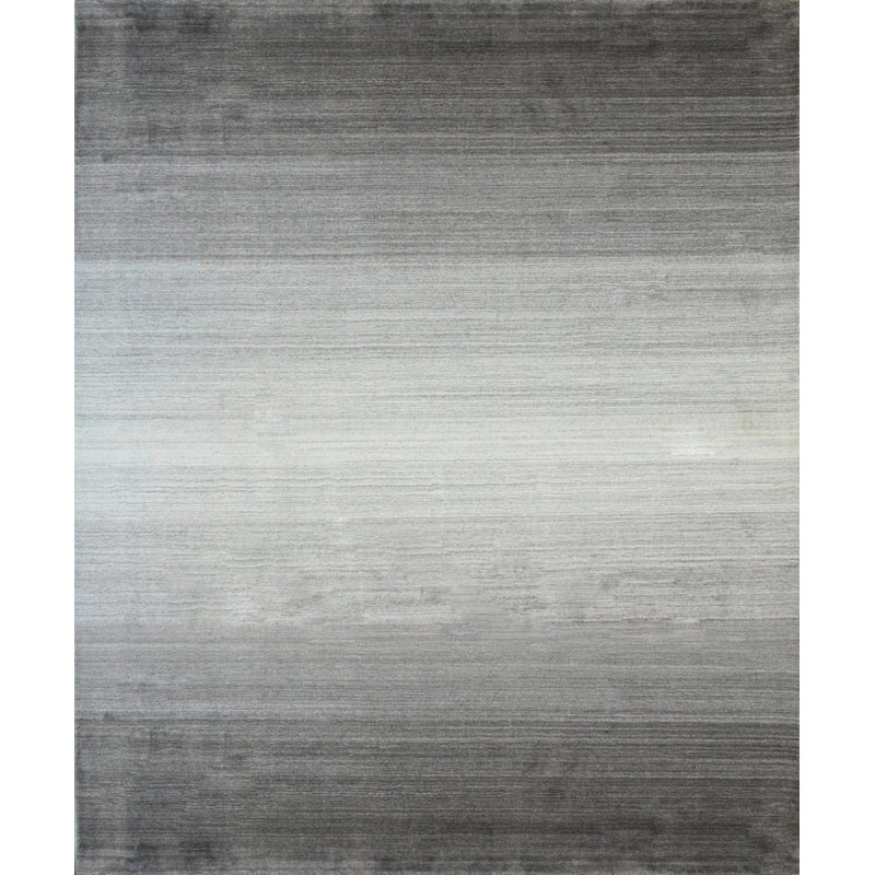 Tapis brun en laine fait à la main Anayra, Rectangle de 10 pi x 14 pi