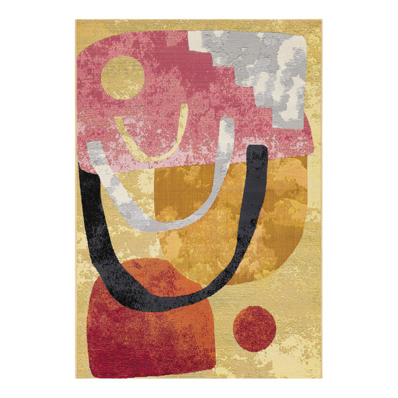 Keazia Indoor/Outdoor Area Rug, Rectangle 4'1" x 6'1"
