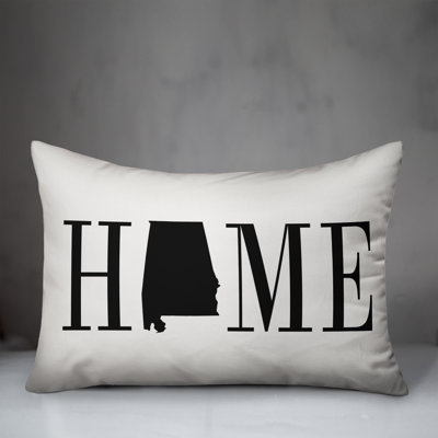 Alabama Home State Indoor/Outdoor Lumbar Pillow