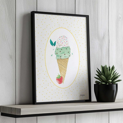 «Lifes a Beach Scoop» par Jenaya Jackson, reproduction d'art