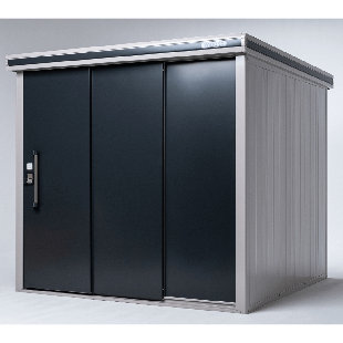 YODOKO 7FT X 9FT Metal Storage Premium Shed