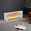 Symple Stuff 107.5cm W White Electric Fireplace with 5120 BTU