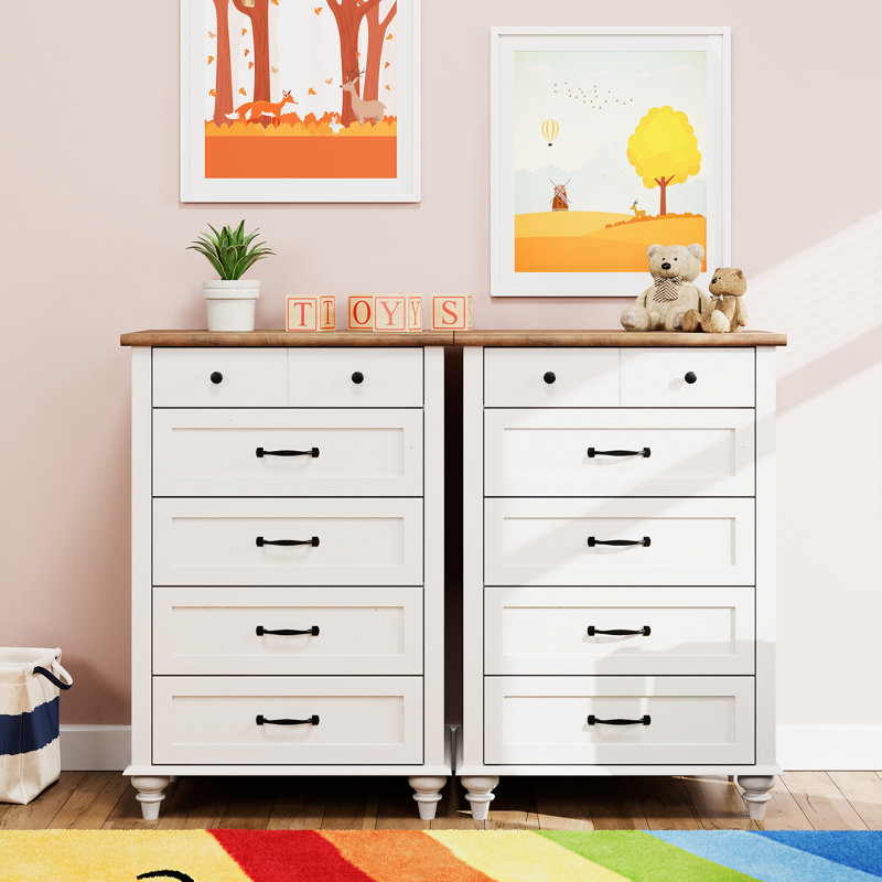 Cameryn Kids 10 - Drawer Dresser, White