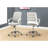 Adjustable Office Chair With Ergonomic Features, Swivel, Grey Mesh Seat, Metal 5 Base, Contemporary Design Computer Desk , , Mesh, Metal, Style