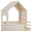 Lit mezzanine en bois avec bureau, tiroirs et armoires Lioro-126554051