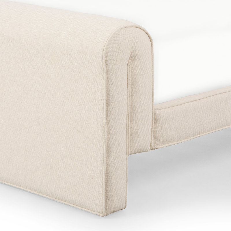 Mitchell Upholstered Bed, Queen, Thames Cream