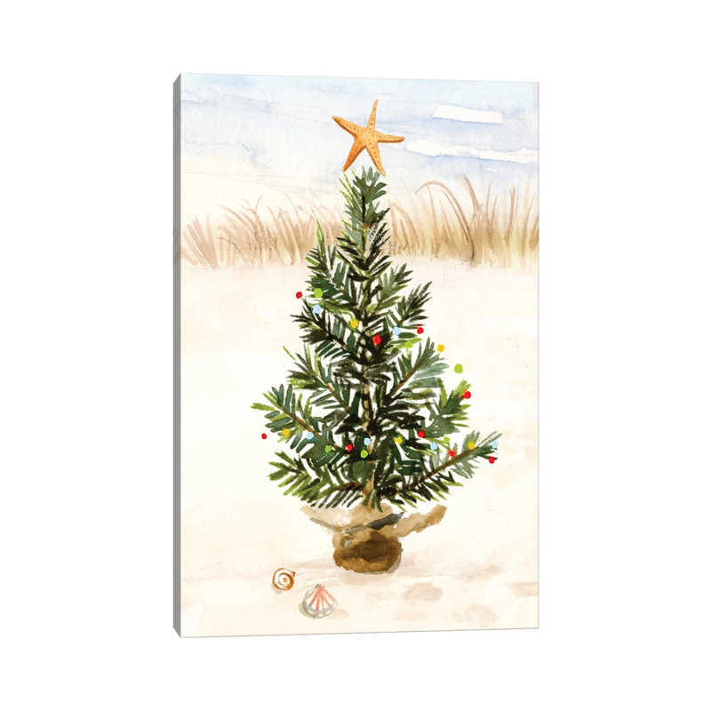 Christmas Coast Collection B by Victoria Borges - Wrapped Canvas Gallery-Wrapped Canvas Giclée, 30.48 cm H x 45.72 cm W