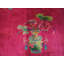 Chinese Art Deco 1920s Antique Rectangle Knotted Room Size Coral Wool Rug