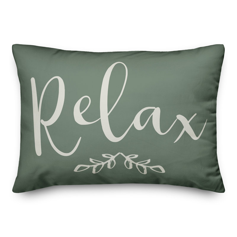Outdoor Reversible Throw Pillow, Green