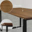 Chabelli Oak Metal Base Dining Table-1742055909-1742055910
