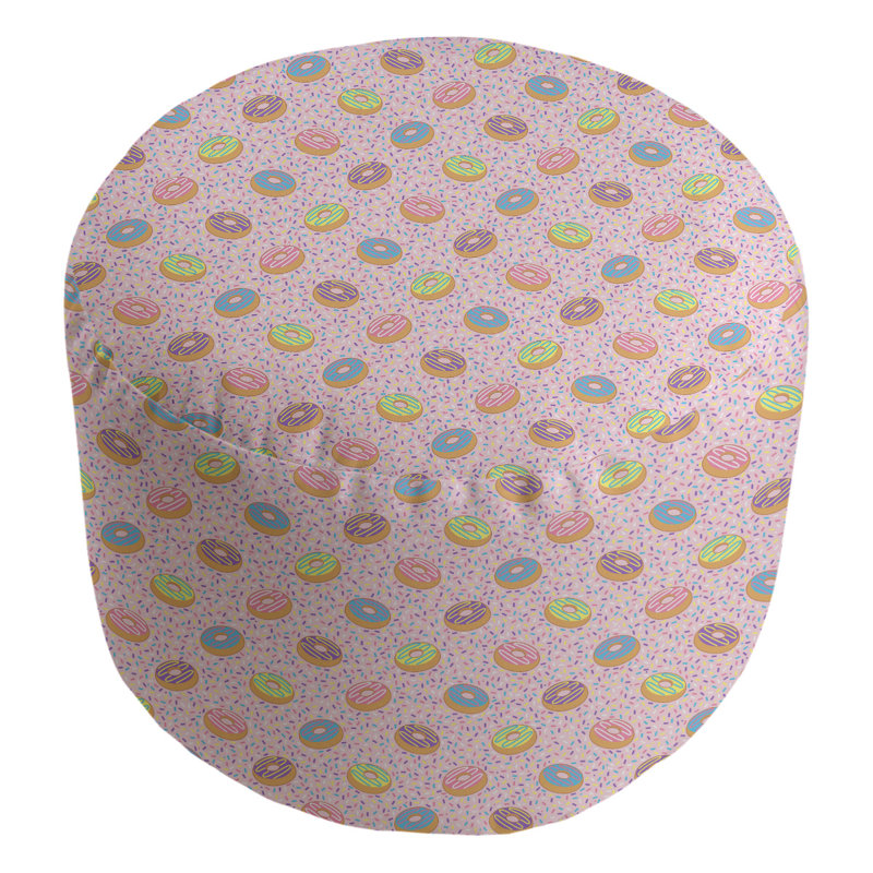 Repose-pieds Avicia, Mauve / rose / lime