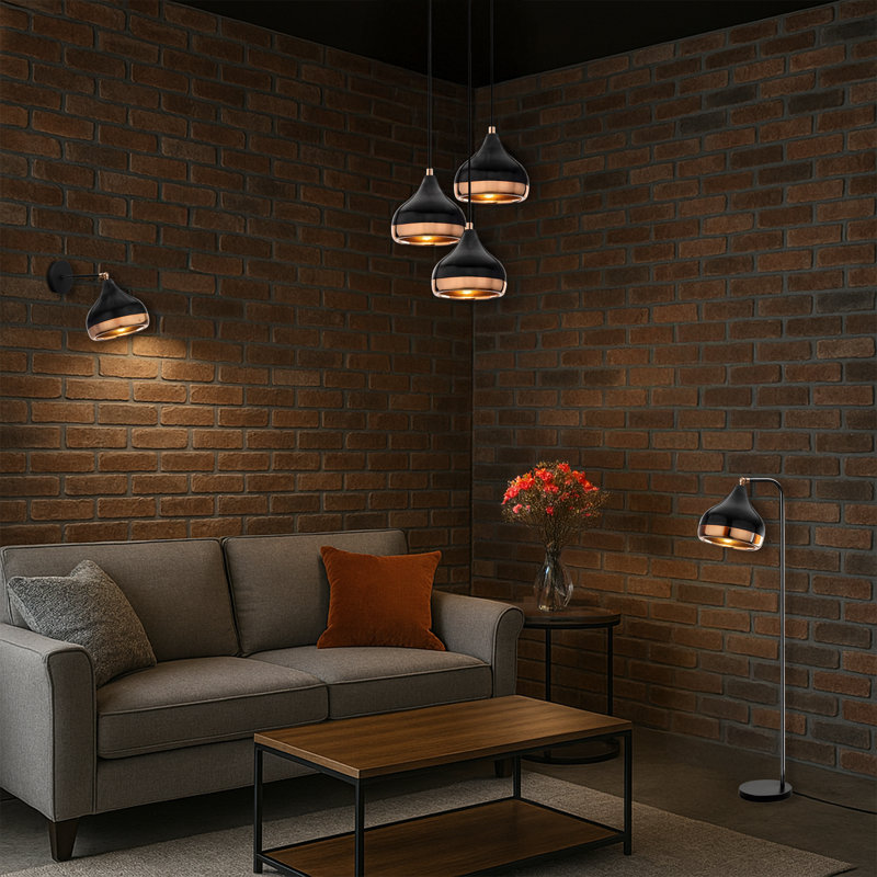 3 Pieces Industrial Adjustable Lighting