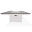 48" x 84" Rustic Fire Table with Propane Shelf-267555677