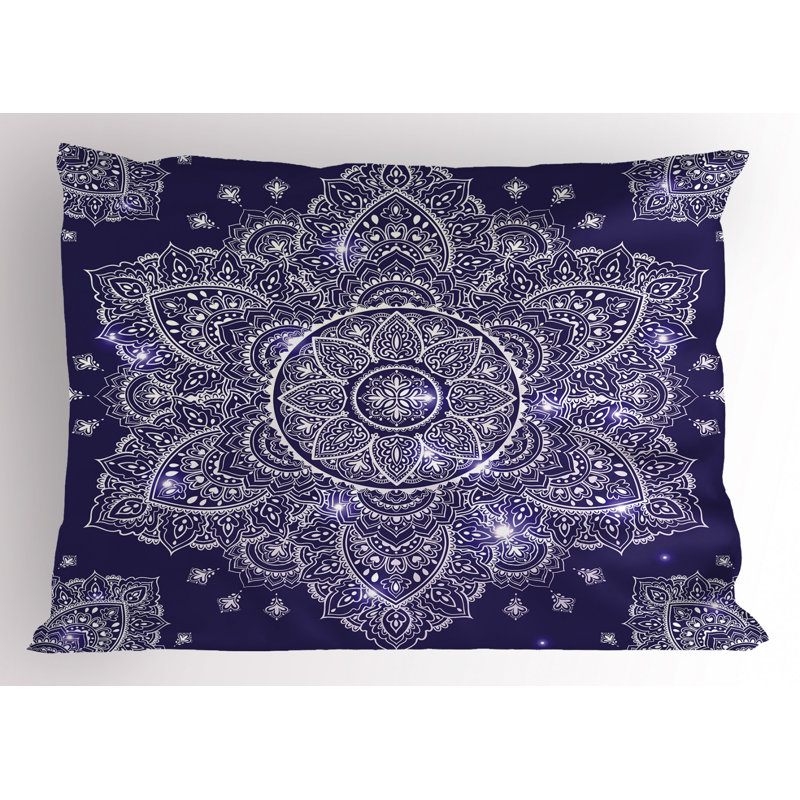 Manly Polyester Floral Sham Set, Twin