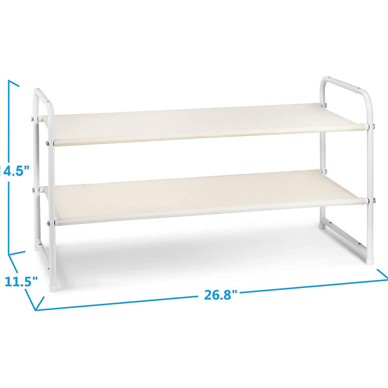 Range-chaussures 12 paires, White