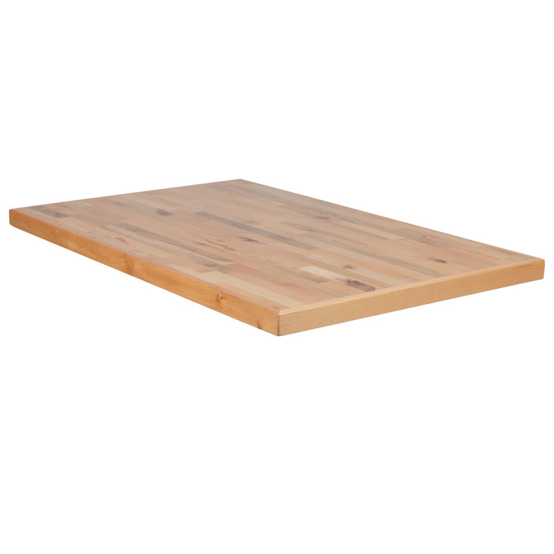 Plateau de table rectangulaire de style boucher Mayfair 30 po x 48 po - Plateau de table de restaurant