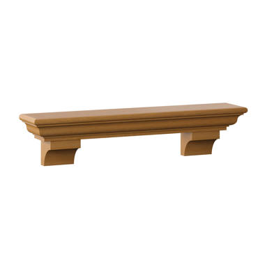 Winston Porter Hesse Solid Pine Wood Mantel u0026 Reviews | Wayfair