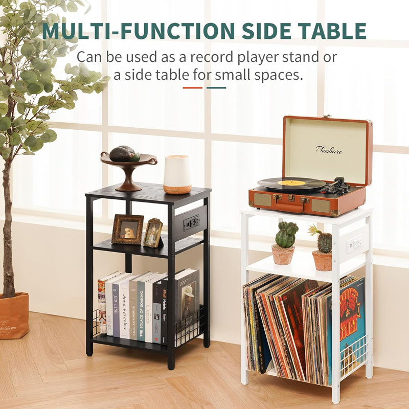 Tablettes multimédia H 26,14 po, Noir