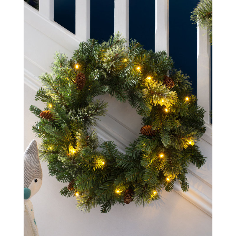 Faux Pine 61cm Wreath