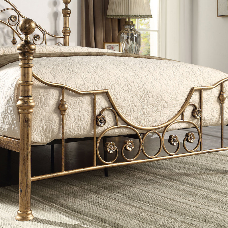 Viviana Metal Bed, Small Double (4')