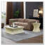 Ensemble de table basse 35,43 po + 15,16 po beige sans assemblage