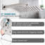 Système de pomme de douche à fixation murale 10 po-91799099