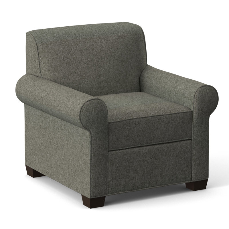 Finn Upholstered Armchair, Cafelle, Dorset Ash