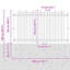 Powder-Coated Steel Fence Panels Included-124587393