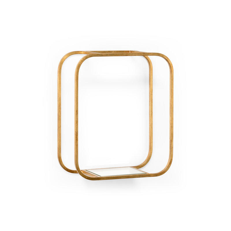 Oval Metal Accent Shelf