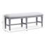 Banc rembourré gris-1625532351