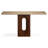 Traditional Nut-Brown Solid Wood Console Table-199013170