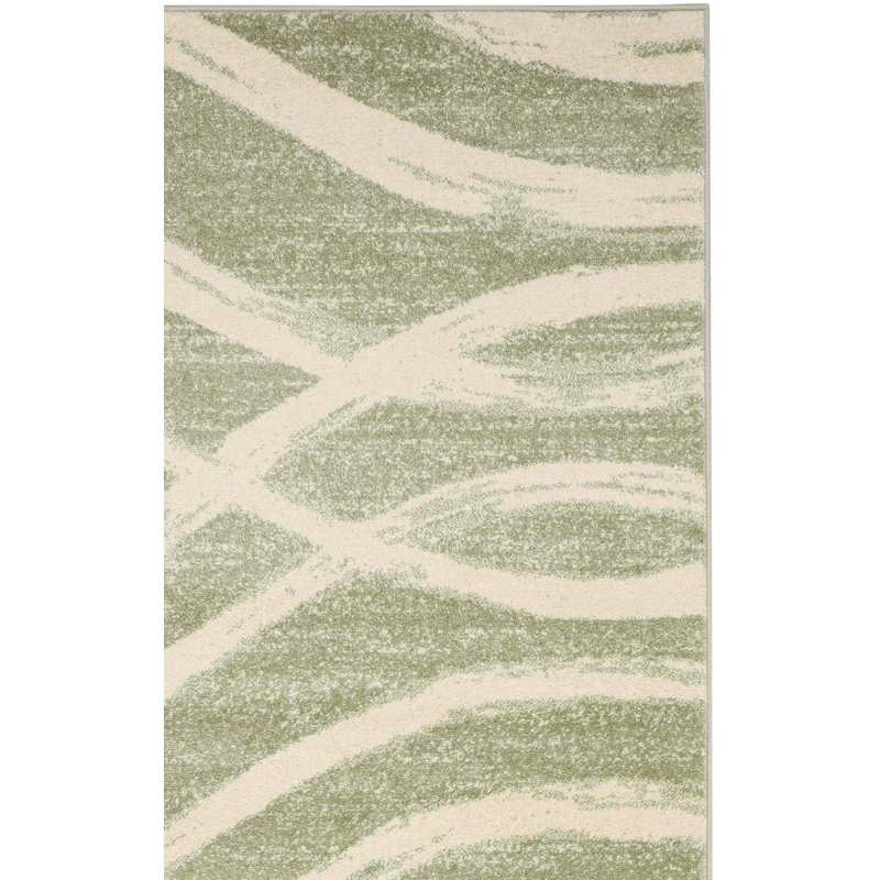 Shelva Performance Abstract Rug, Square 4'