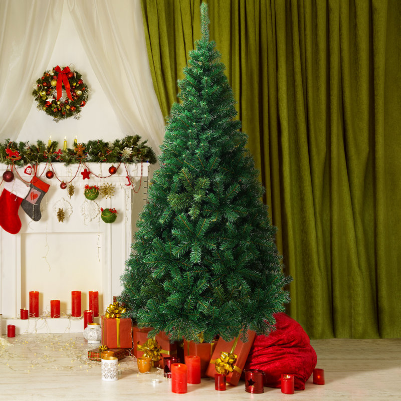 Arbre de Noël vert pin cachemire, H 7 pi