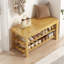 Sefrou 8 Pair Shoe Storage Bench